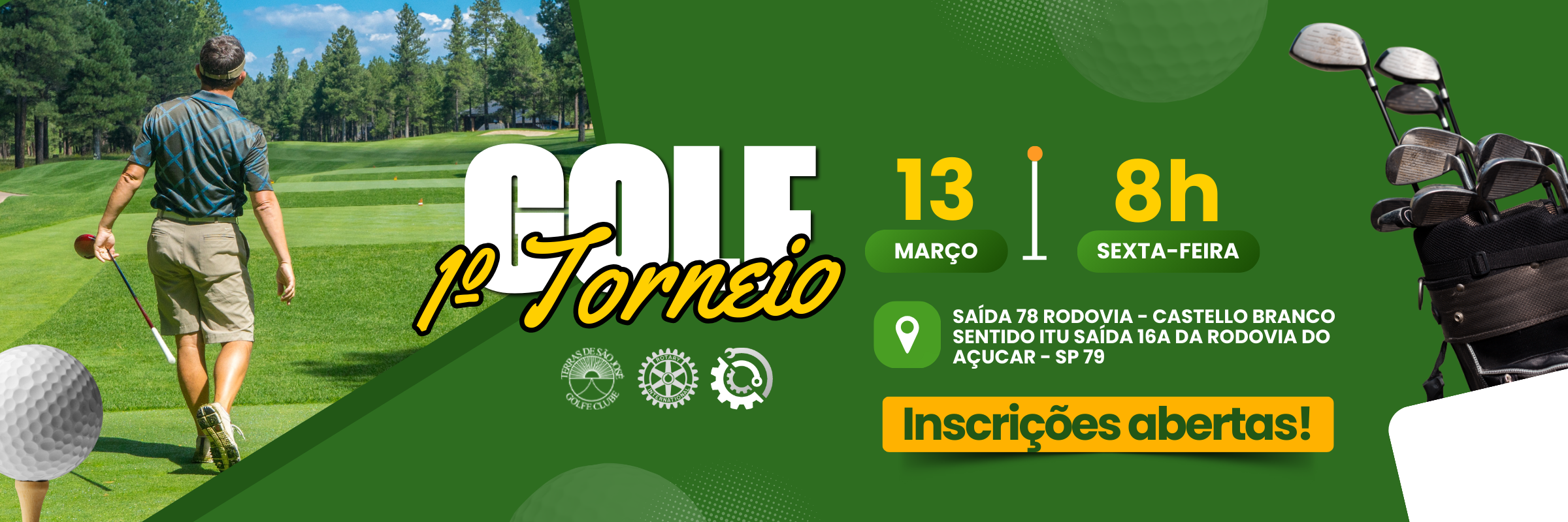 1º Torneio de Golf Rotary e PIRE na Indústria